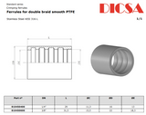Collar PTFE Smooth Bore, COL/PTFE | TTA Hydraulics