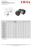 Tube Stud Elbow Adjustable, L-Series, EW | TTA Hyd
