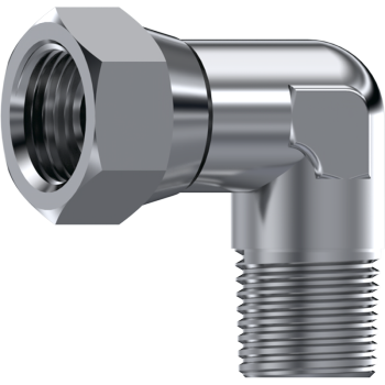 NPT Male to Female Swivel Elbow Adaptor, E/MN/FN/90 | TTA Hyd