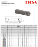 Bulkhead Connectors, S Series Heavy, ESV-S-BH
