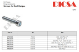 Metric Flange Screw | TTA Hydraulics