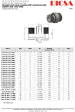 Tube Male Stud Coupling to BSP WD, S-Series, GE/SR-wd | TTA Hyd