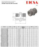 Tube Male Stud Coupling to UNF, S-Series, GE/SUNF | TTA Hyd