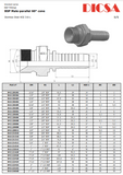 BSP Male Straight Hose End | TTA Hydraulics