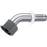 Metric Female Elbow 45 Hose End L-Series | TTA Hyd
