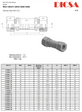 Non Return Valve Tube to Tube, L&S Series, RD |TTA Hydraulics