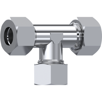 Tube Connector Equal T-Piece, LL Series Super Light, T-LL
